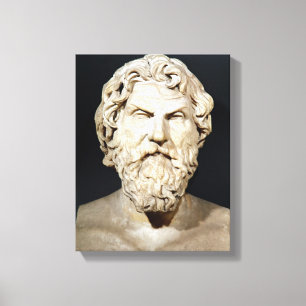 Byst av Antisthenes Canvastryck
