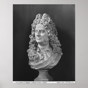 Byst av Antoine Coypel Poster