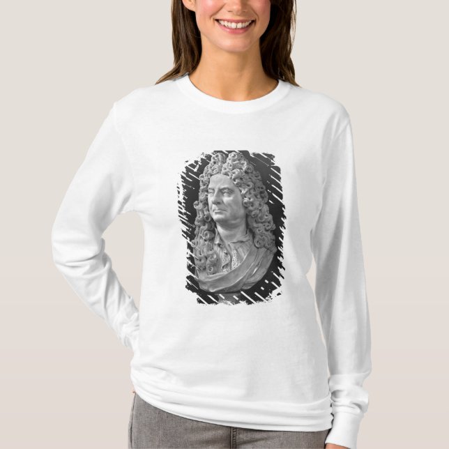 Byst av Antoine Coypel Tee Shirt (Framsida)