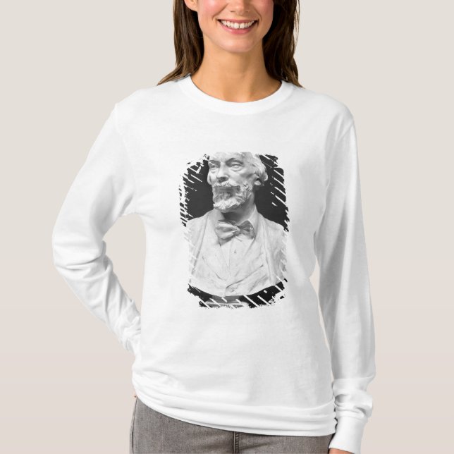 Byst av Auguste Vacquerie T-shirt (Framsida)