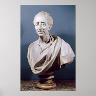 Byst av Charles de Secondat Baron de Poster