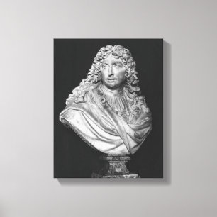 Byst av Charles Le Brun, 1679 Canvastryck
