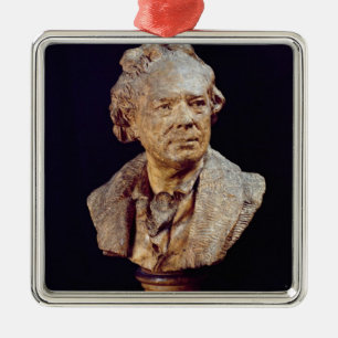 Byst av Christoph Wilibald von Gluck c.1775 Julgransprydnad Metall
