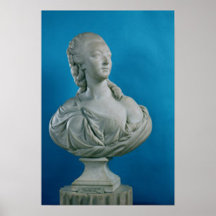 Byst av countessen du Barry 1773 Poster