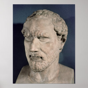 Byst av Demosthenes Poster