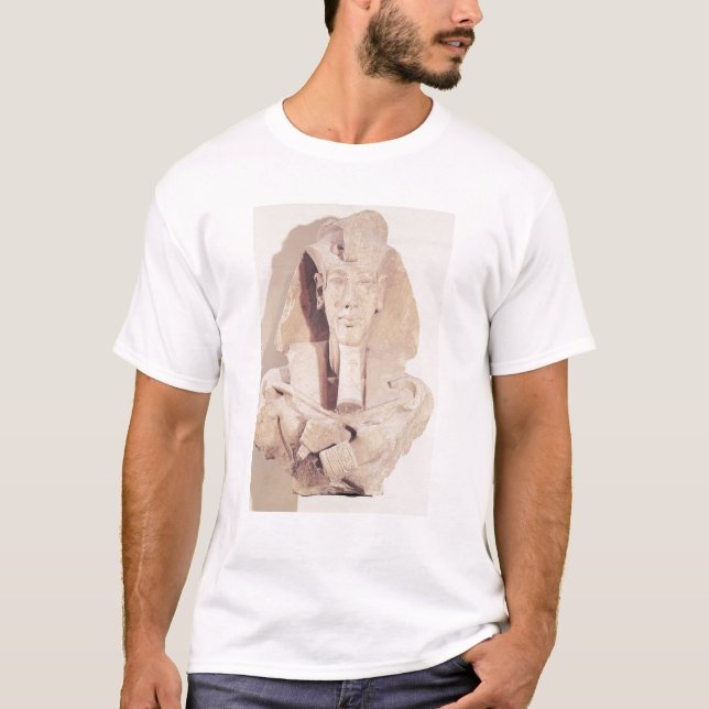 Byst av den Amenophis droppen från tempelet av T-shirt (Framsida)