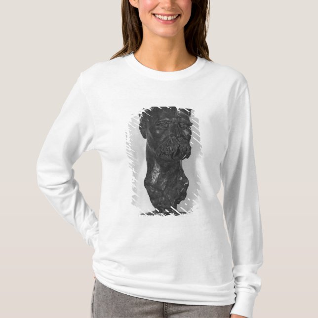 Byst av den Friedrich Nietzsche tysken T Shirt (Framsida)