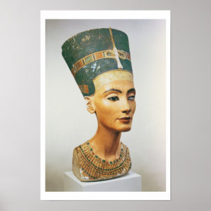 Byst av drottningen Nefertiti, från studion av Poster