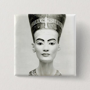 Byst av drottningen Nefertiti Knapp