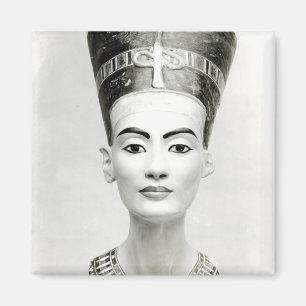 Byst av drottningen Nefertiti Magnet