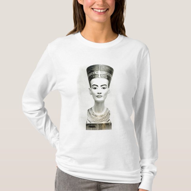 Byst av drottningen Nefertiti Tee Shirt (Framsida)