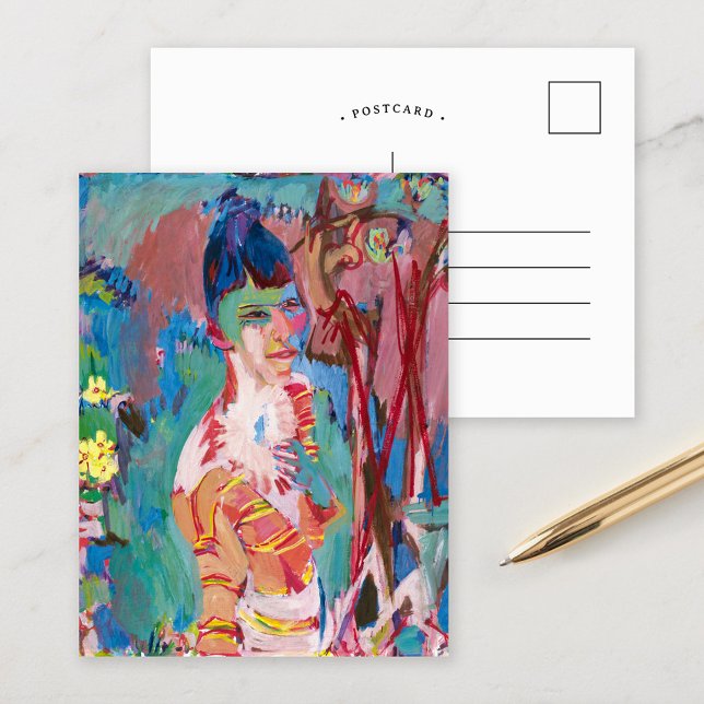 Byst av en färgad kvinna | Albert Müller Vykort (Skapare uppladdad)