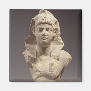 Byst av en romersk kejsare som en pharaoh (marmor) magnet
