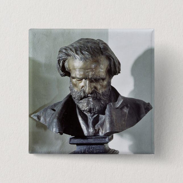 Byst av Giuseppe Verdi Knapp (Framsida)