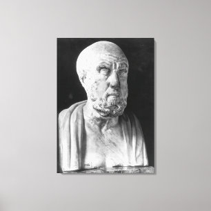 Byst av Hippocrates Canvastryck