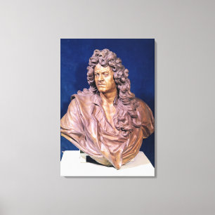 Byst av Jean Baptiste Lully Canvastryck