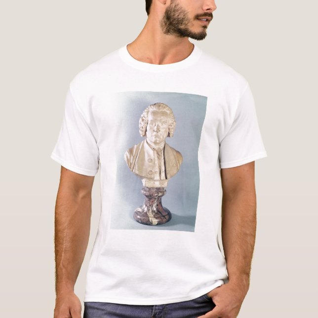 Byst av Jean-jacques Rousseau Tee Shirt (Framsida)