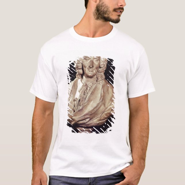 Byst av Jean-Philippe Rameau 1760 Tee Shirt (Framsida)