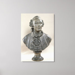 Byst av Johan Georg Wille Canvastryck