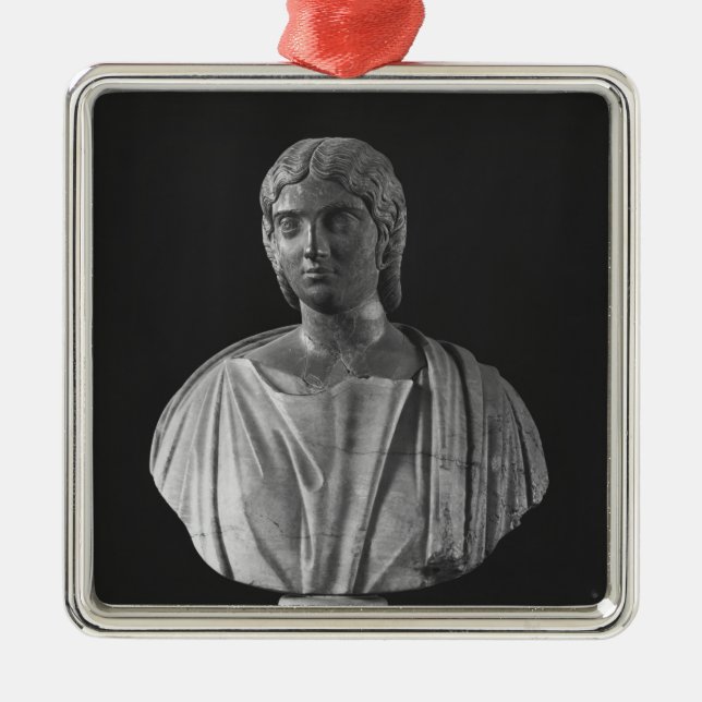 Byst av Julia Mamaea Julgransprydnad Metall (Framsidan)