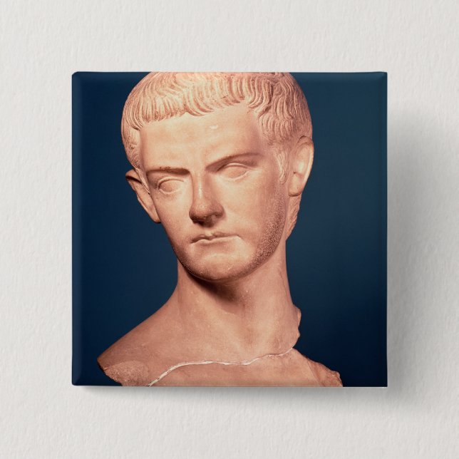 Byst av kejsaren Caligula från Thrace, ANNONS Knapp (Framsida)