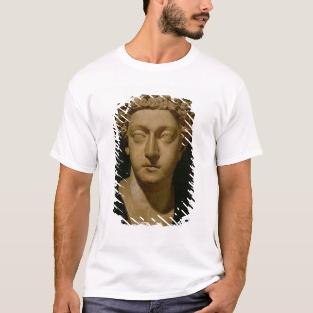 Byst av kejsaren Commodus Tee Shirt (Framsida)