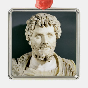 Byst av kejsaren Septimus Severus Julgransprydnad Metall
