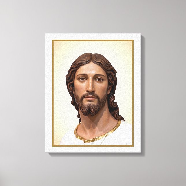 BYST AV KRISTUS FRÄLSAREN av MICHELANGELO 2026 Canvastryck (Framsida)