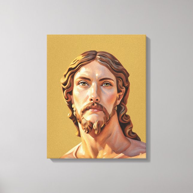 BYST AV KRISTUS FRÄLSAREN av MICHELANGELO 2026 Canvastryck (Framsida)