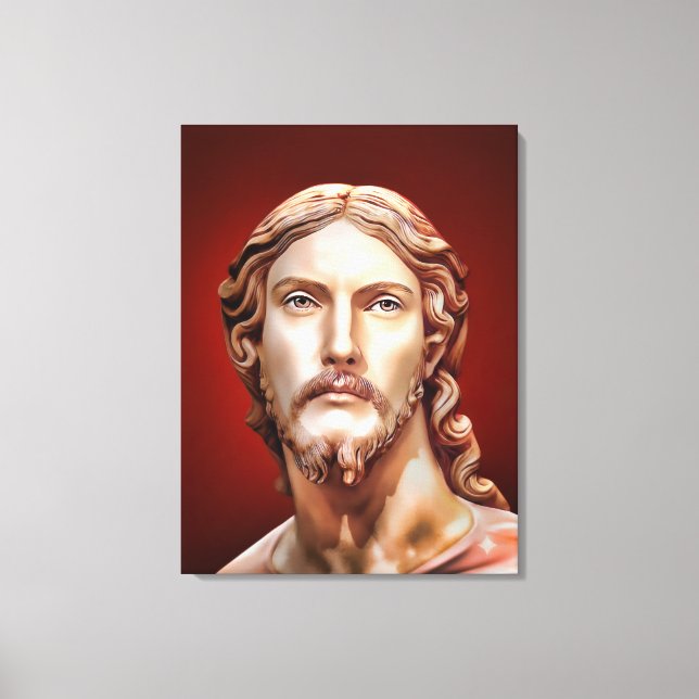 BYST AV KRISTUS FRÄLSAREN av MICHELANGELO 2026 Canvastryck (Framsida)