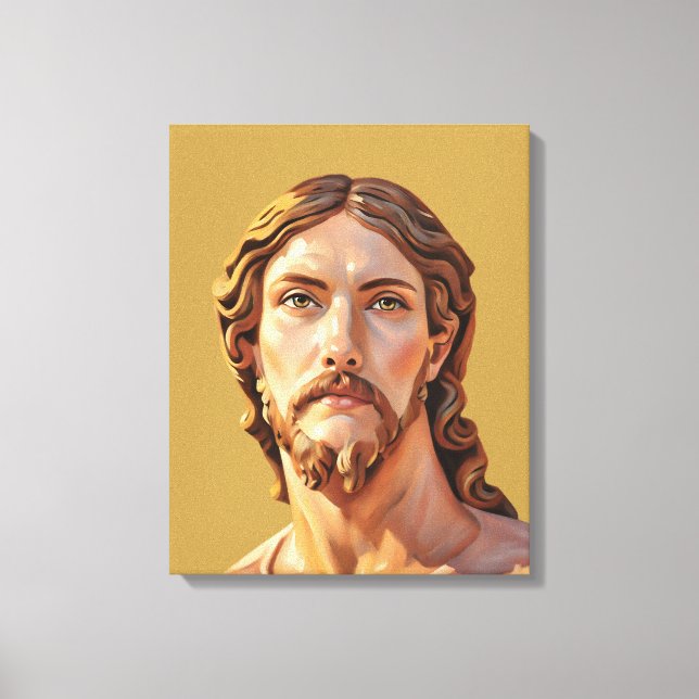 BYST AV KRISTUS FRÄLSAREN av MICHELANGELO 2026 Canvastryck (Framsida)