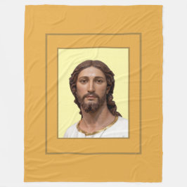 BYST AV KRISTUS FRÄLSAREN av MICHELANGELO 2026__ Fleecefilt