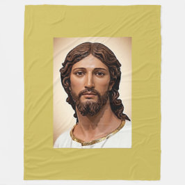 BYST AV KRISTUS FRÄLSAREN av MICHELANGELO 2026___ Fleecefilt