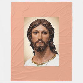 BYST AV KRISTUS FRÄLSAREN av MICHELANGELO 2026___ Fleecefilt