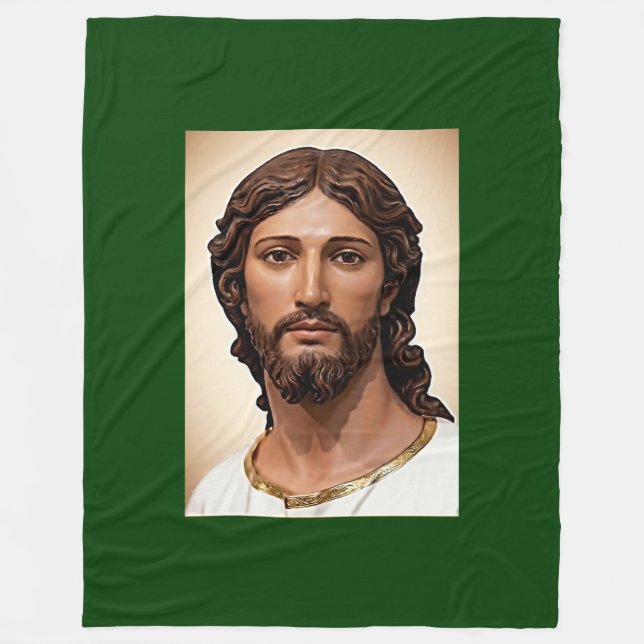BYST AV KRISTUS FRÄLSAREN av MICHELANGELO 2026___ Fleecefilt (Framsidan)