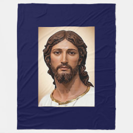 BYST AV KRISTUS FRÄLSAREN av MICHELANGELO 2026___ Fleecefilt