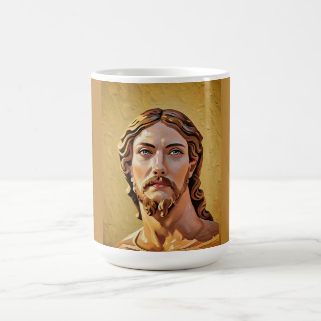 BYST AV KRISTUS FRÄLSAREN av MICHELANGELO 2026_ Kaffemugg (Center)