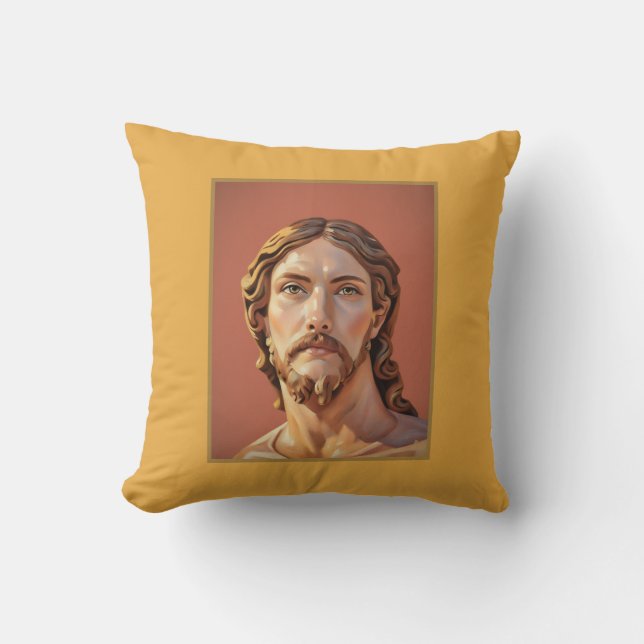 BYST AV KRISTUS FRÄLSAREN av MICHELANGELO 2026__ Kudde (Framsida)