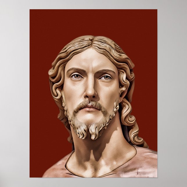 BYST AV KRISTUS FRÄLSAREN av MICHELANGELO 2026 Poster (Framsidan)