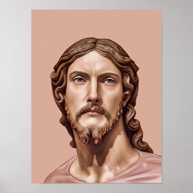 BYST AV KRISTUS FRÄLSAREN av MICHELANGELO 2026__ Poster (Framsidan)