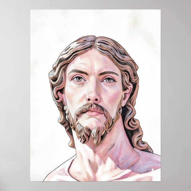 BYST AV KRISTUS FRÄLSAREN av MICHELANGELO 2026 Poster (Framsidan)