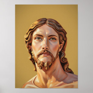 BYST AV KRISTUS FRÄLSAREN av MICHELANGELO 2026__ Poster