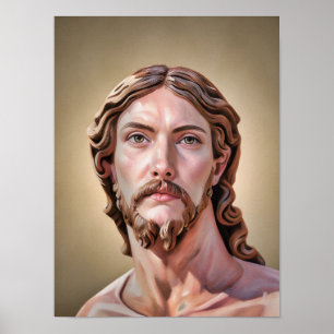 BYST AV KRISTUS FRÄLSAREN av MICHELANGELO 2026__ Poster