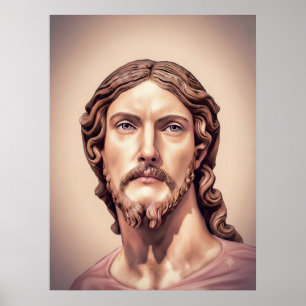 BYST AV KRISTUS FRÄLSAREN av MICHELANGELO 2026__ Poster