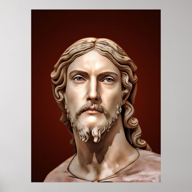 BYST AV KRISTUS FRÄLSAREN av MICHELANGELO 2026__ Poster (Framsidan)