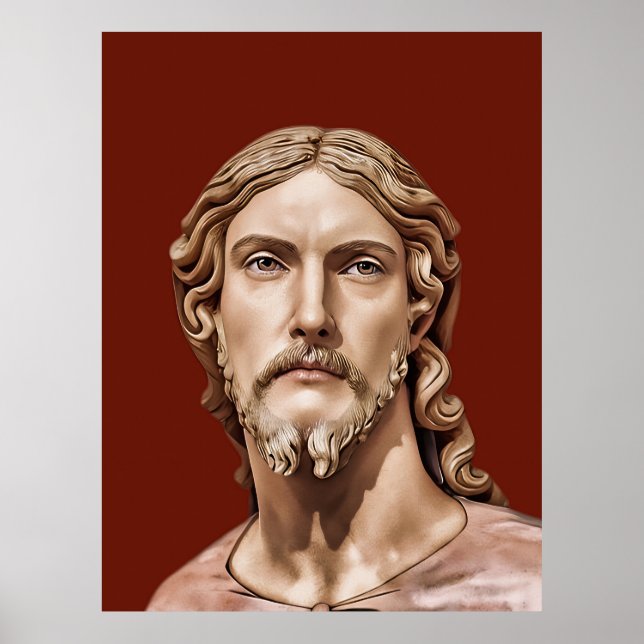 BYST AV KRISTUS FRÄLSAREN av MICHELANGELO 2026 Poster (Framsidan)