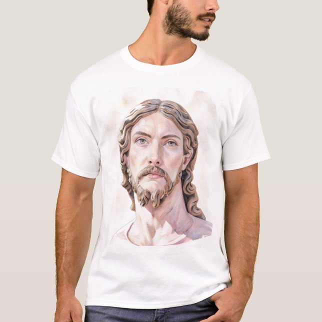 BYST AV KRISTUS FRÄLSAREN av MICHELANGELO 2026__ T Shirt (Framsida)