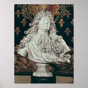 Byst av Louis XIV 1686 Poster