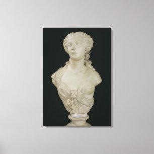 Byst av madamen Sabatier, 1847 Canvastryck