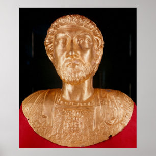 Byst av Marcus Aurelius Poster